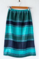 Variegated Stripe Slip Skirt