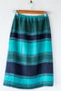 Variegated Stripe Slip Skirt