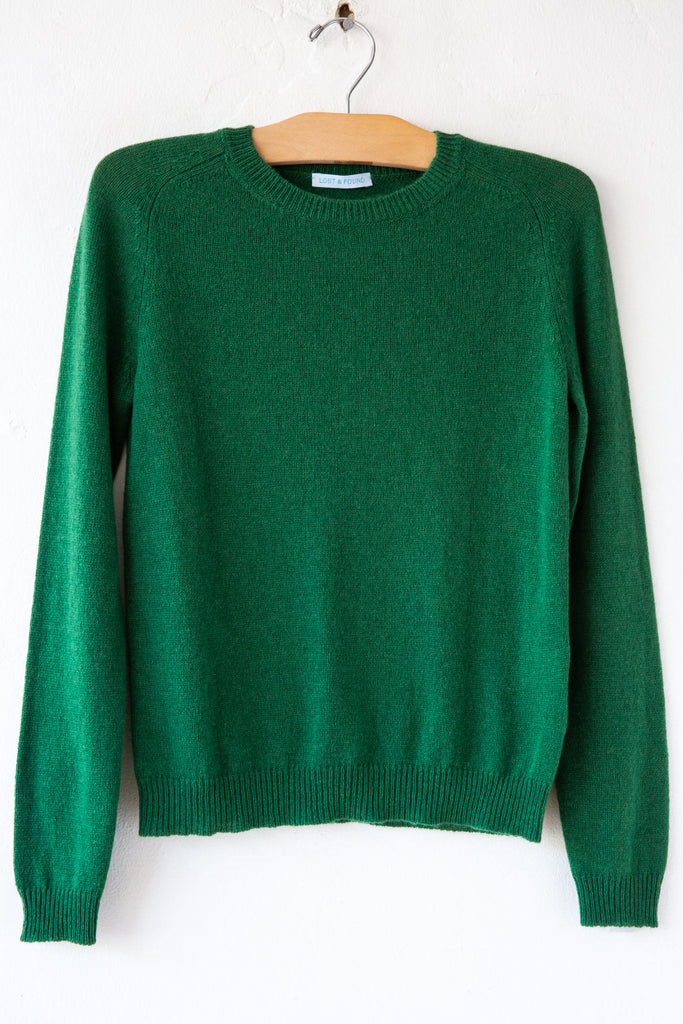 Cashmere Raglan Crew