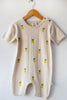 Pineapple Emb Romper