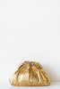 Game Laminate Clutch Gold