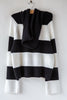 Teddy Stripe Hoodie