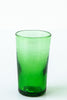 Flared Water Glass Green