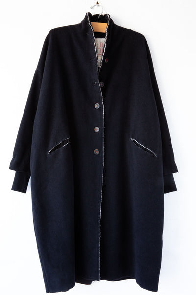 H+ HANNO WESSEL コート黒 H+ Hannoh Wessel Milena Coat - Black | Garmentory