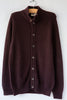Button Wool Brown Cardigan
