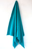 Wool Fringe Throw Turquoise