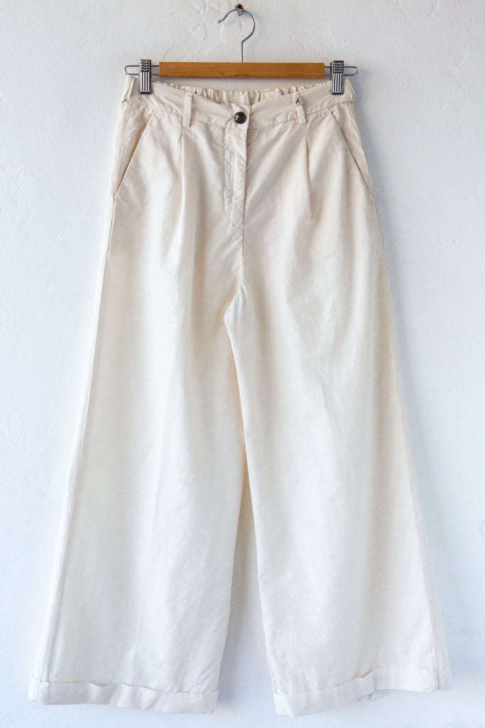 Cotton/Linen Wide Leg