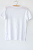 lost & found white linen small tee