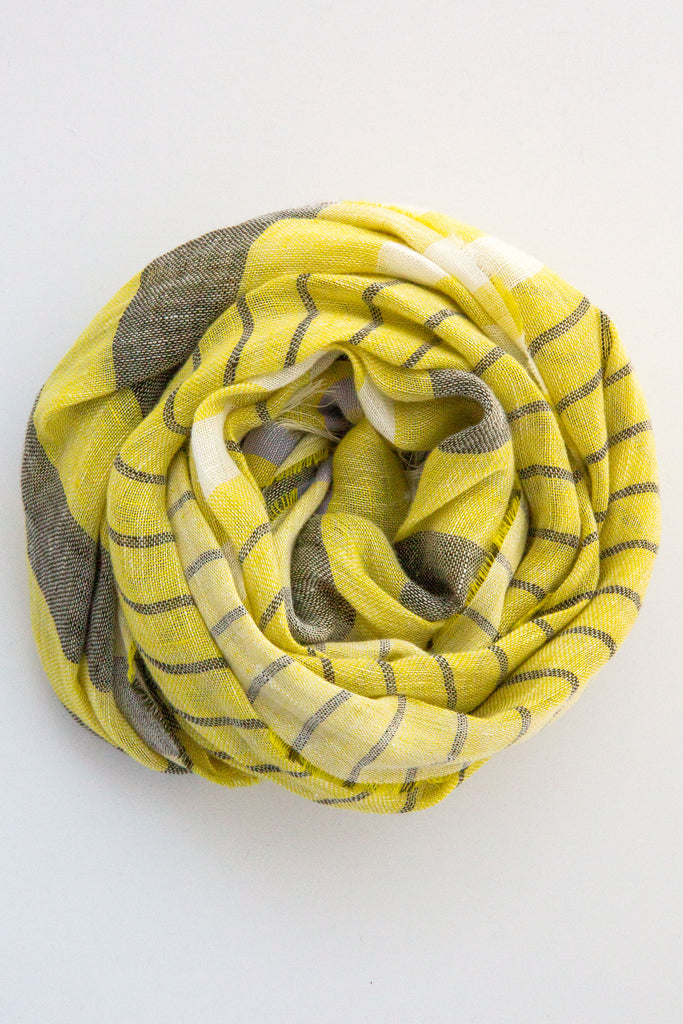 Linen Stripe Stole