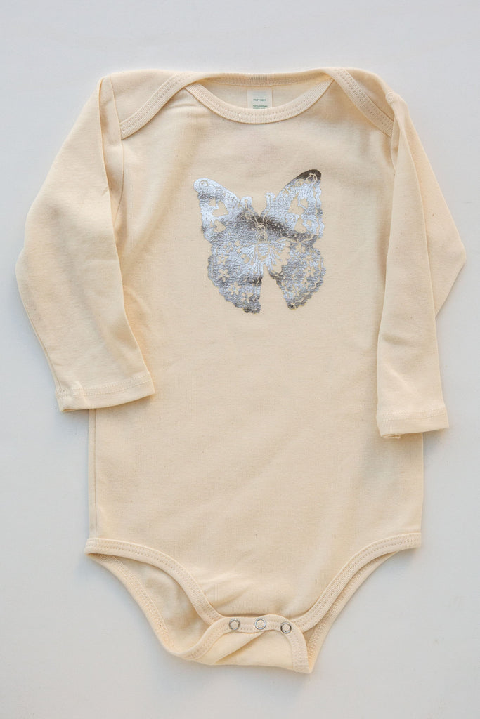 lucky fish butterfly onesie