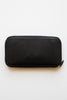 il bisonte black zip around baratti wallet