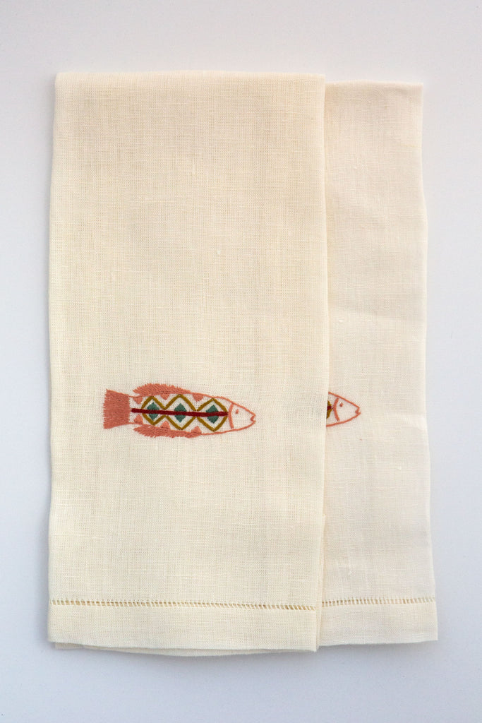 Tilapia Guest Towel Set/2