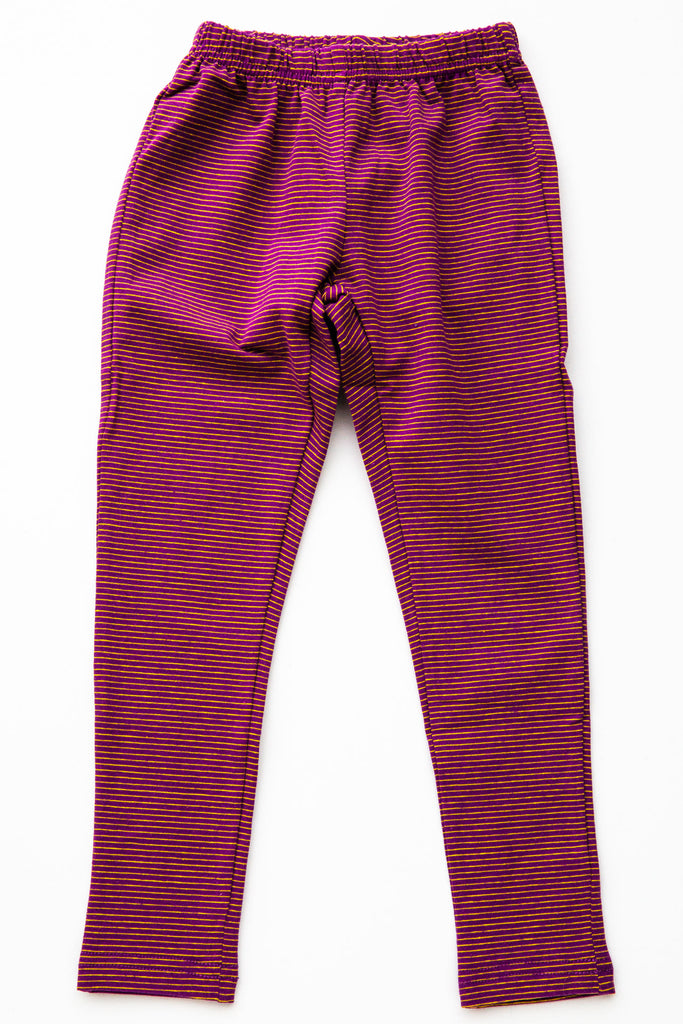 Siaomimi Cranberry Stripe Leggings