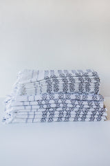 khadi & co white/charcoal danish towels