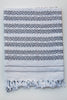khadi & co white/charcoal danish towels
