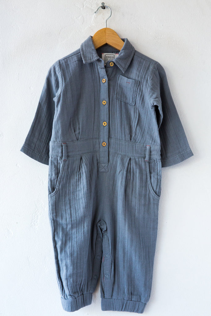 Bonheur du Jour Nils Blue/Grey Overalls