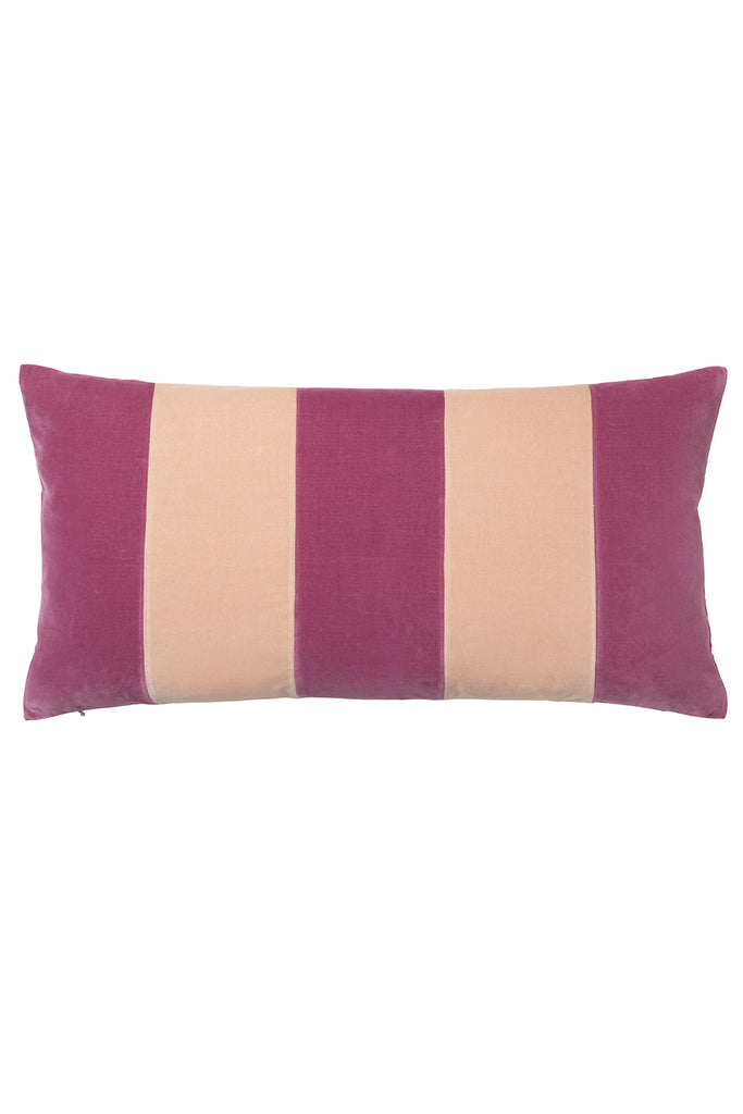 Christina Lundsteen Raspberry/Plaster 35 Stripe Cushion