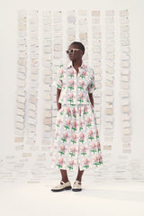 SCREEN PRINTED HAND EMBROIDERED SHIRT