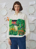 Printed Hand Emb Top
