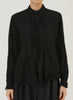 Brush Crinkle Pintuck Top