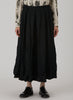 Cotton Satin Flare Skirt