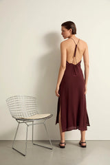 Abbie Crepe Silk Dress