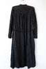 Dobby Stripe Shirring Dress