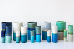 Glazed Cylinder Vase