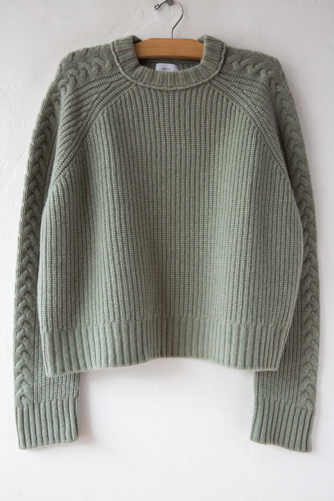 Raglan Rib Crew