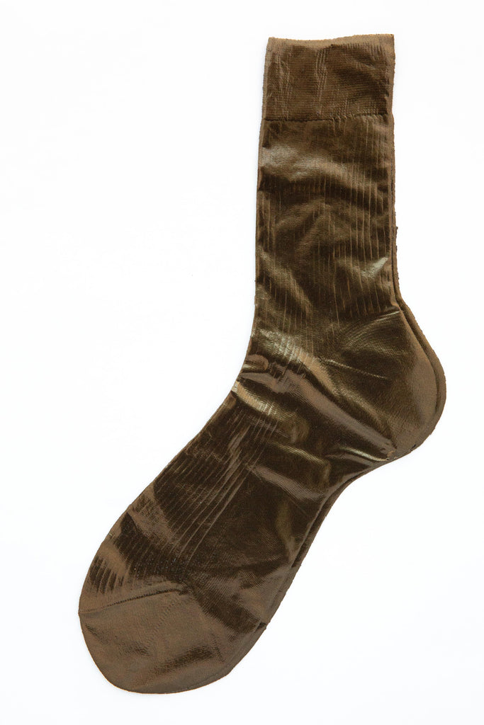 Ribbed Laminate Socks