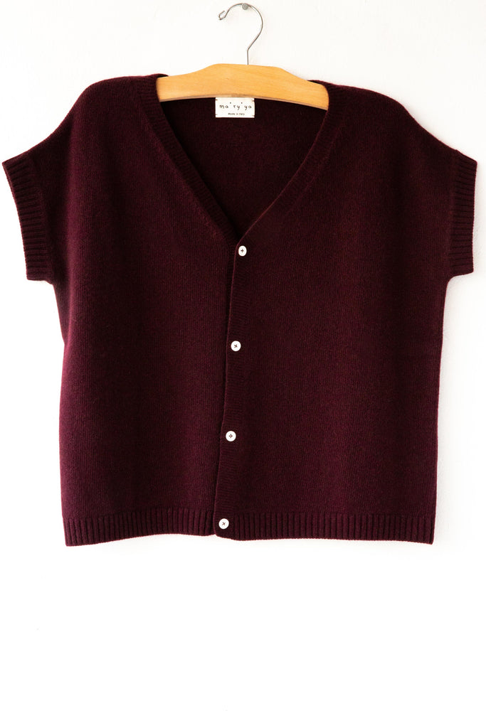 Button Cashmix Vest