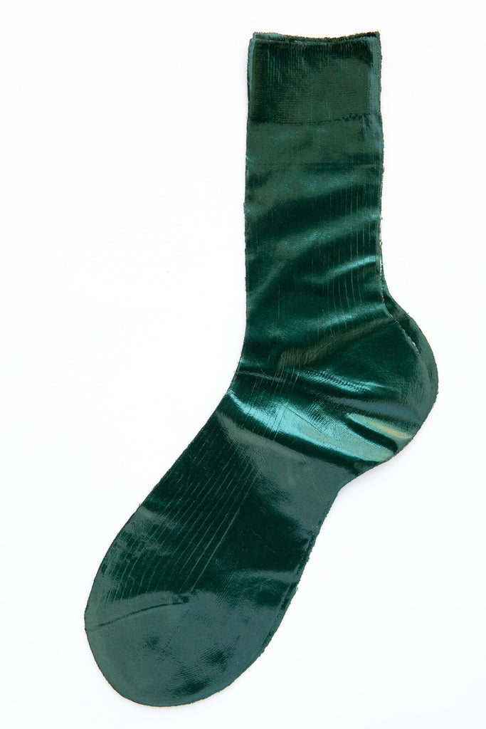 Ribbed Laminate Socks