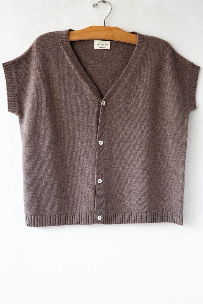 Button Cashmix Vest