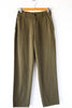 Cotton Grosgrain Tapered Pants