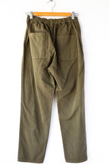 Cotton Grosgrain Tapered Pants