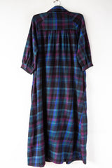 Check Wool Dress