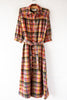 Check Wool Dress