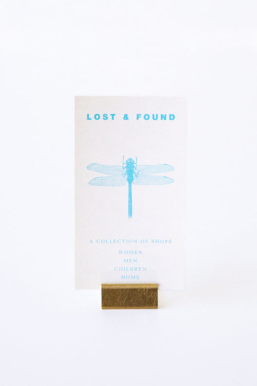 Brass Card Holder