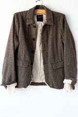 Eco Wool Herringbone Jacket