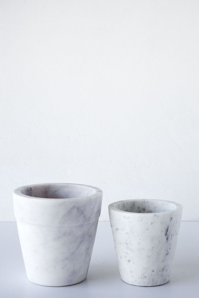 marble planter pots Marble Flower Pot – Lost & Found