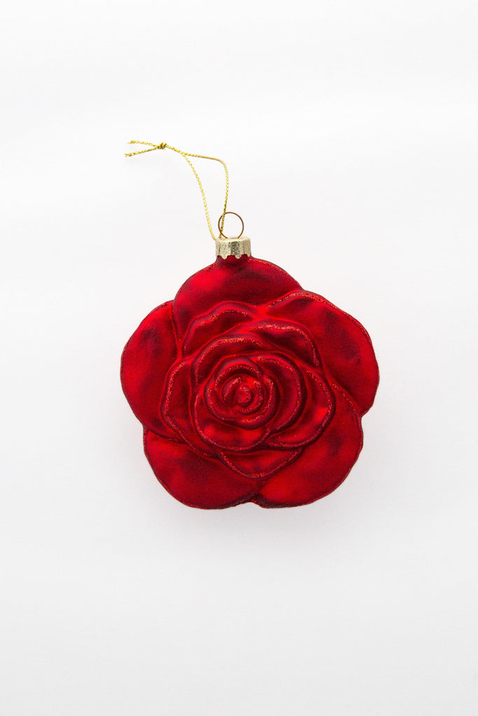 Red Rose Ornament