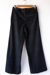 Velvet Crop Wide Leg