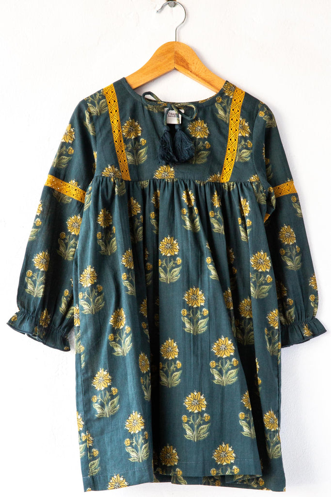 Floral Emb Dress