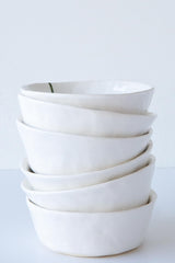 Marigold Snack Bowl-White