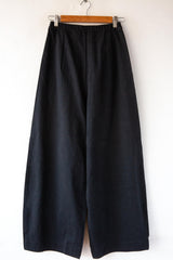 Wide Leg Cotton Twill Pant