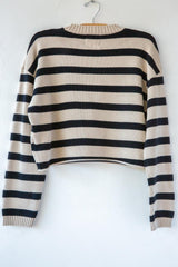 Crop Stripe Sweater