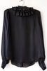 Rouen Silk Ruffle Shirt