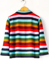 Stripe Shirt Jacket