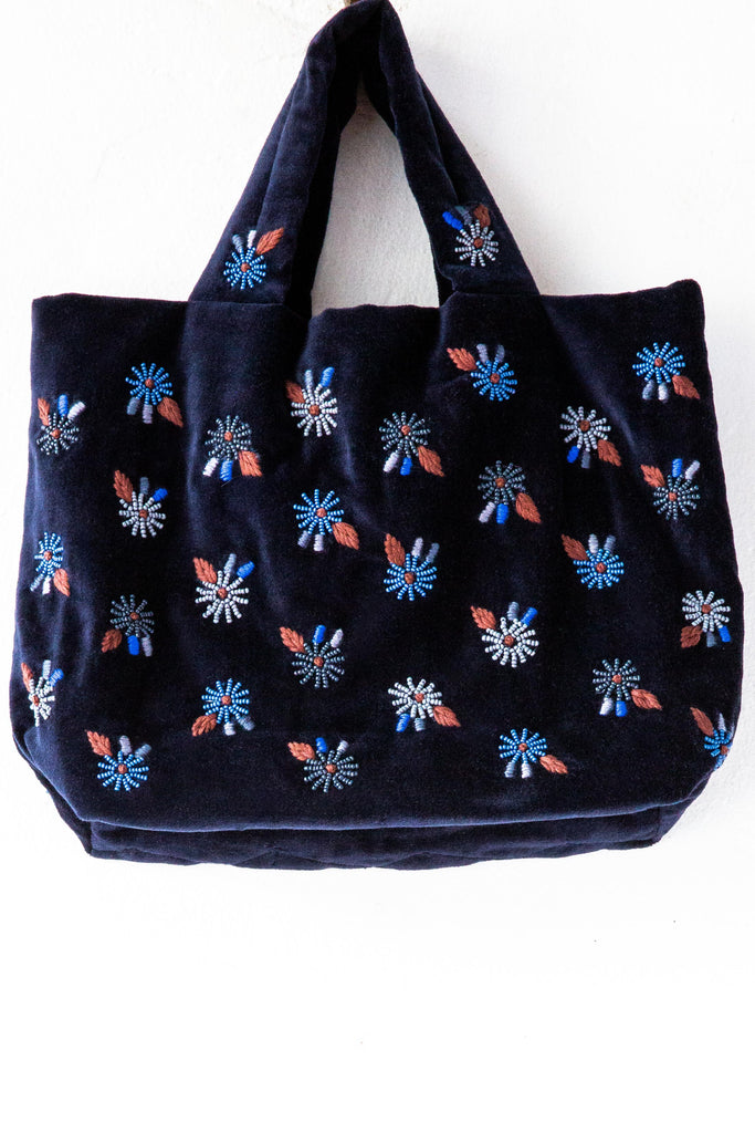 Velvet Beaded Bag