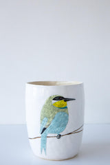 Bird Vase Small-White